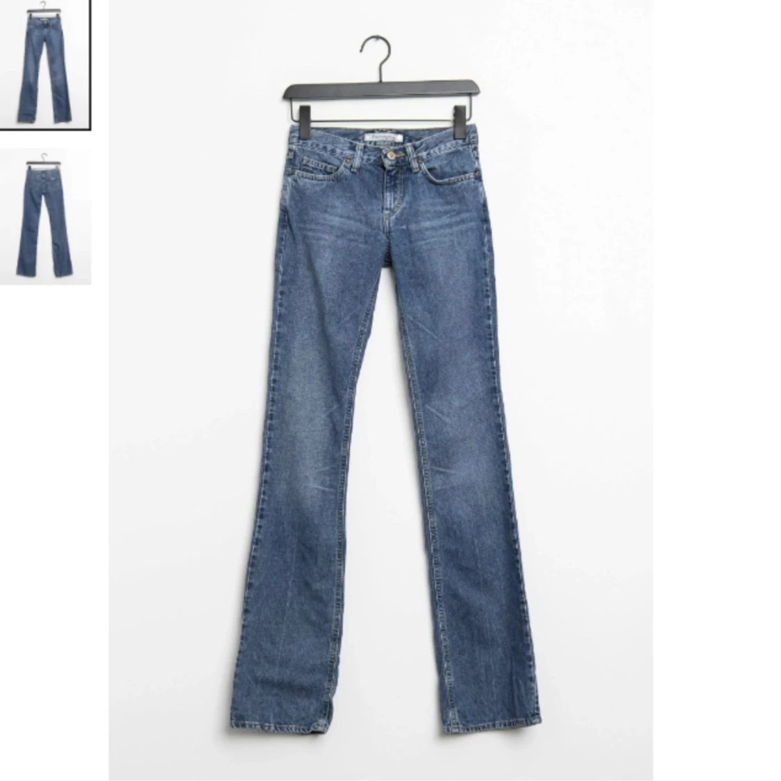 Lågmidjade jeans blåa