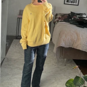 Ralph Lauren tröja - Jättefin tröja från Ralph Lauren💜 enda defekten är en lagning på ryggen, bilden är lånad✨köparen står för frakten 