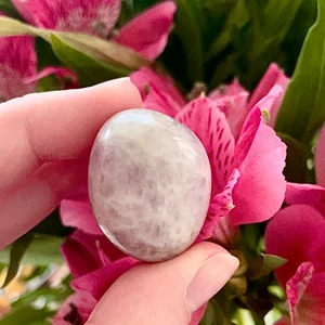 Kunzit cuddle - Kristall: Kunzit cuddle stone 🌸 läs mer om den på bild 2