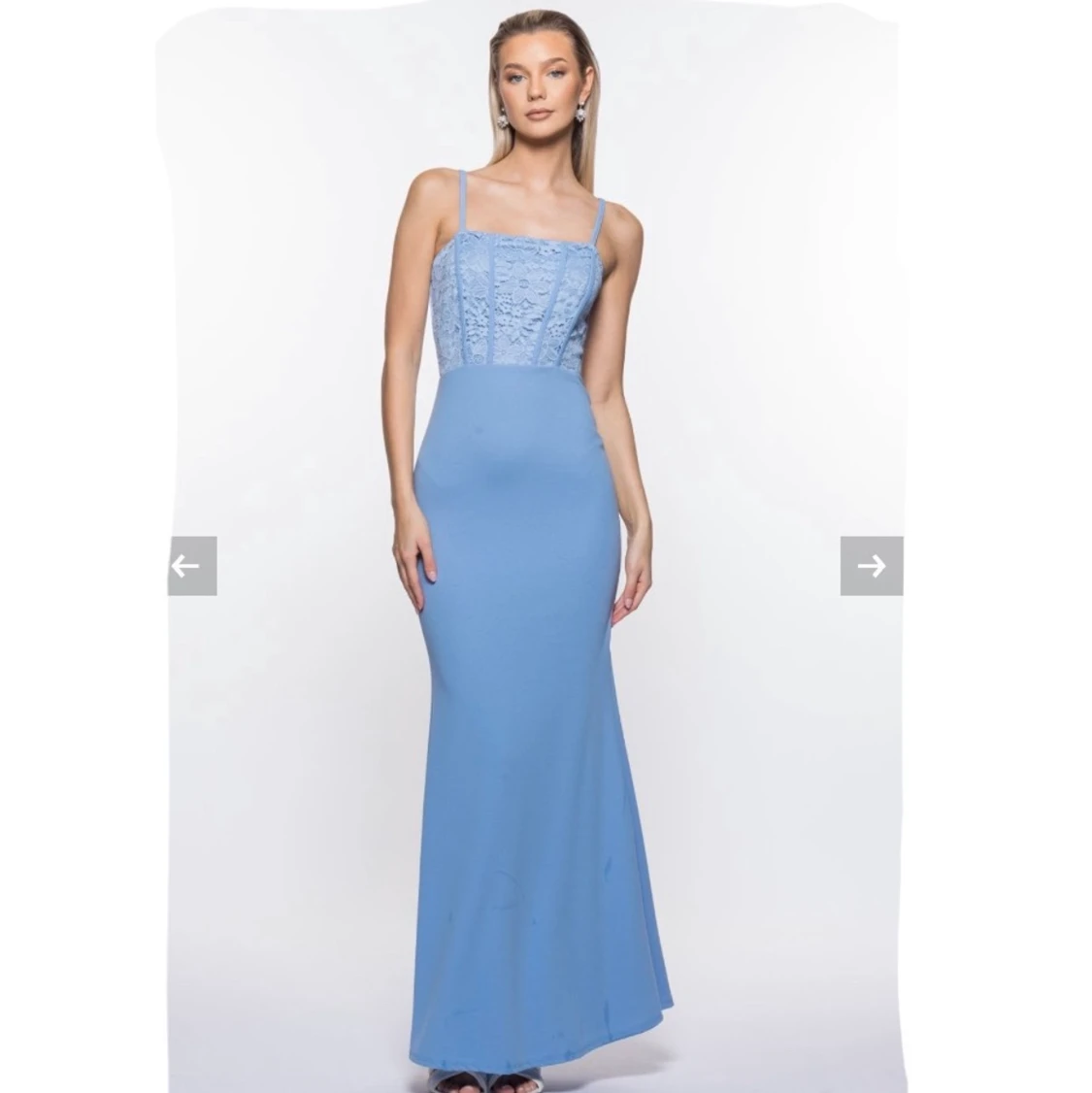 Ljusblå balklänning 💙 - 91