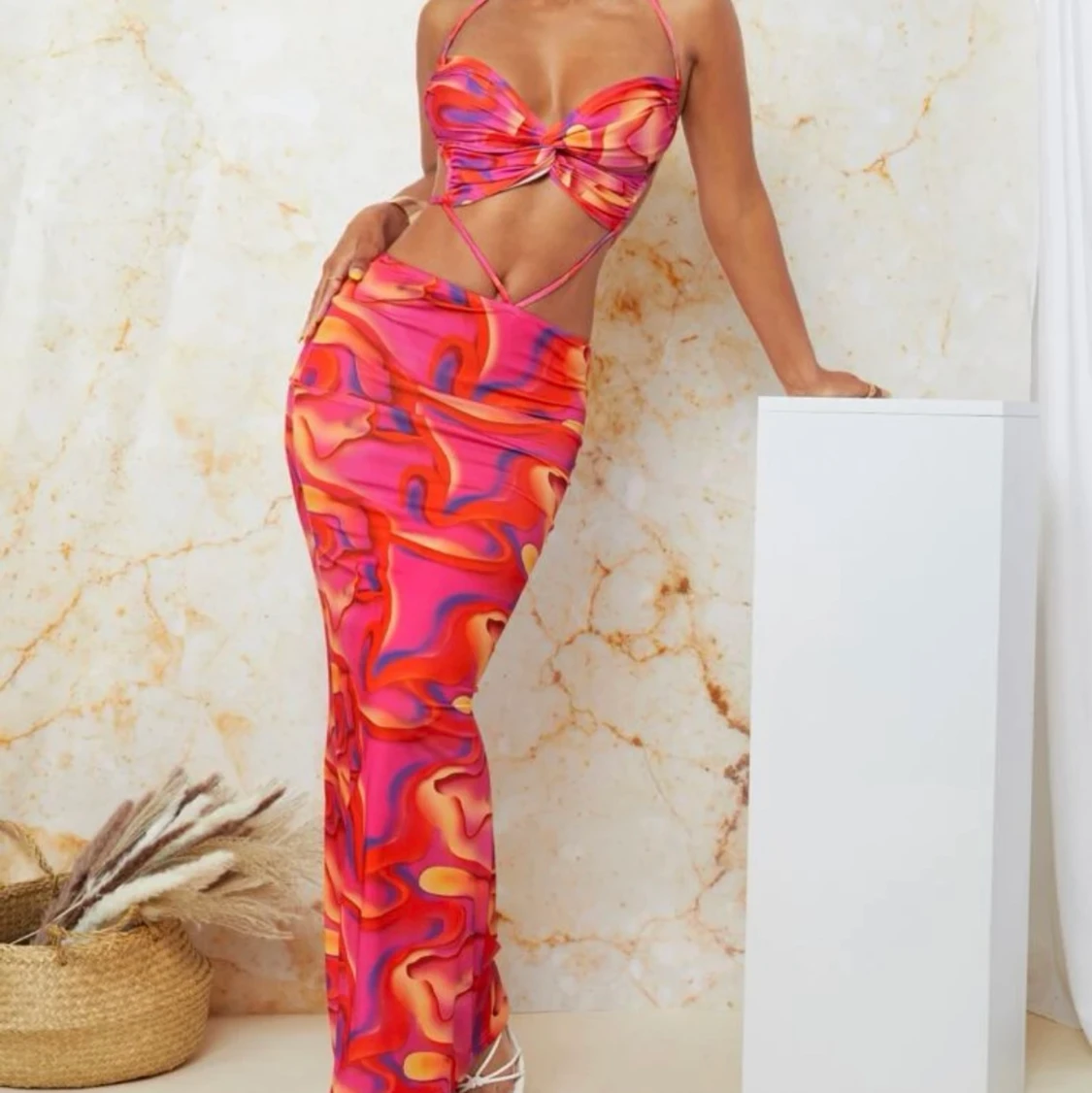 Shein cut out summer dress