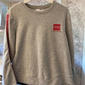 CK sweatshirt  - Sweatshirt från Calvin Klein   Stl M  Köpt för 650kr, säljer för 175kr  Katt finns i hemmet!  Kan hämtas i Norra Åbyggeby (Gävle)eller fraktas emot fraktkostnad på 57kr. Endast swish!