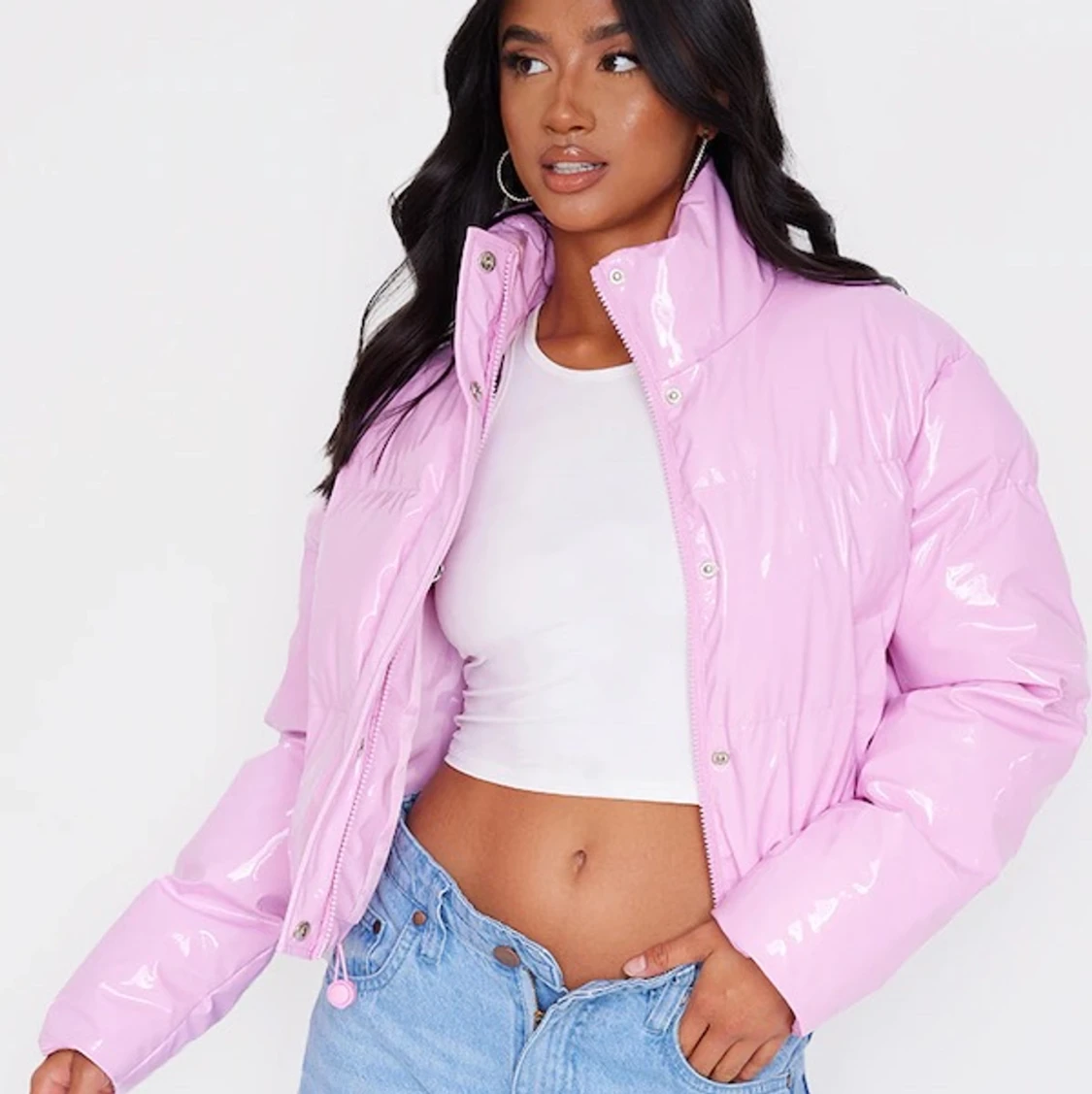 Puffer jacka babyrosa 