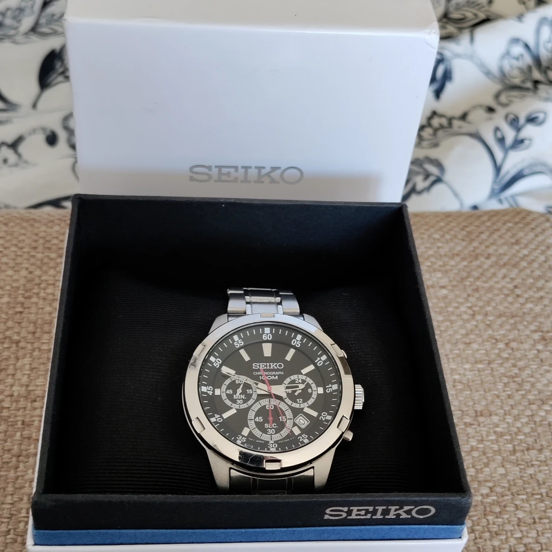 Seiko chronocraaf 44mm som ny knappt anv