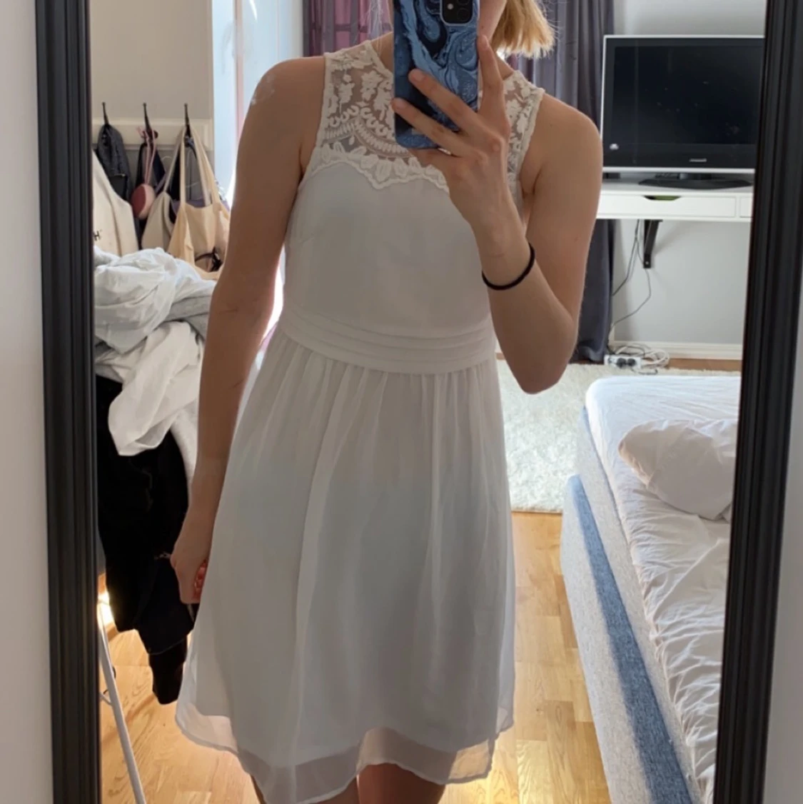 Vit klänning - 90