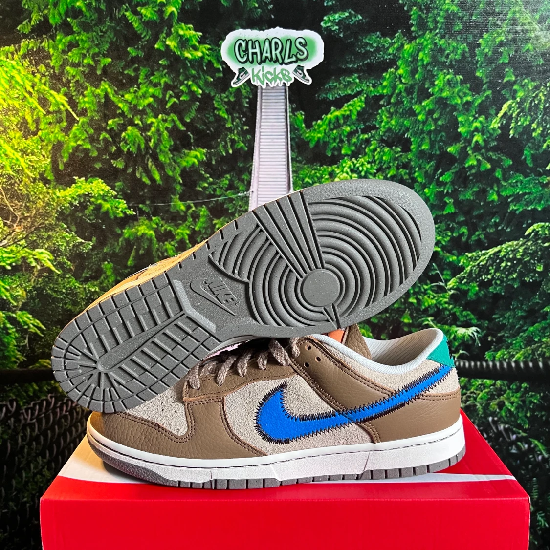 size❓ x Nike Dunk Low "Dark Driftwood"🪵 - 90