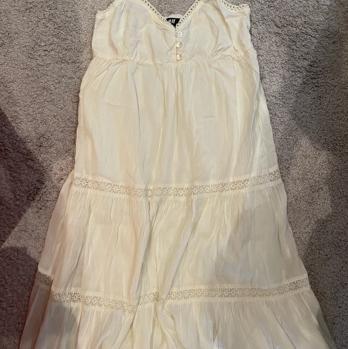 ❗️Vit klänning från H&M❗️ - 90