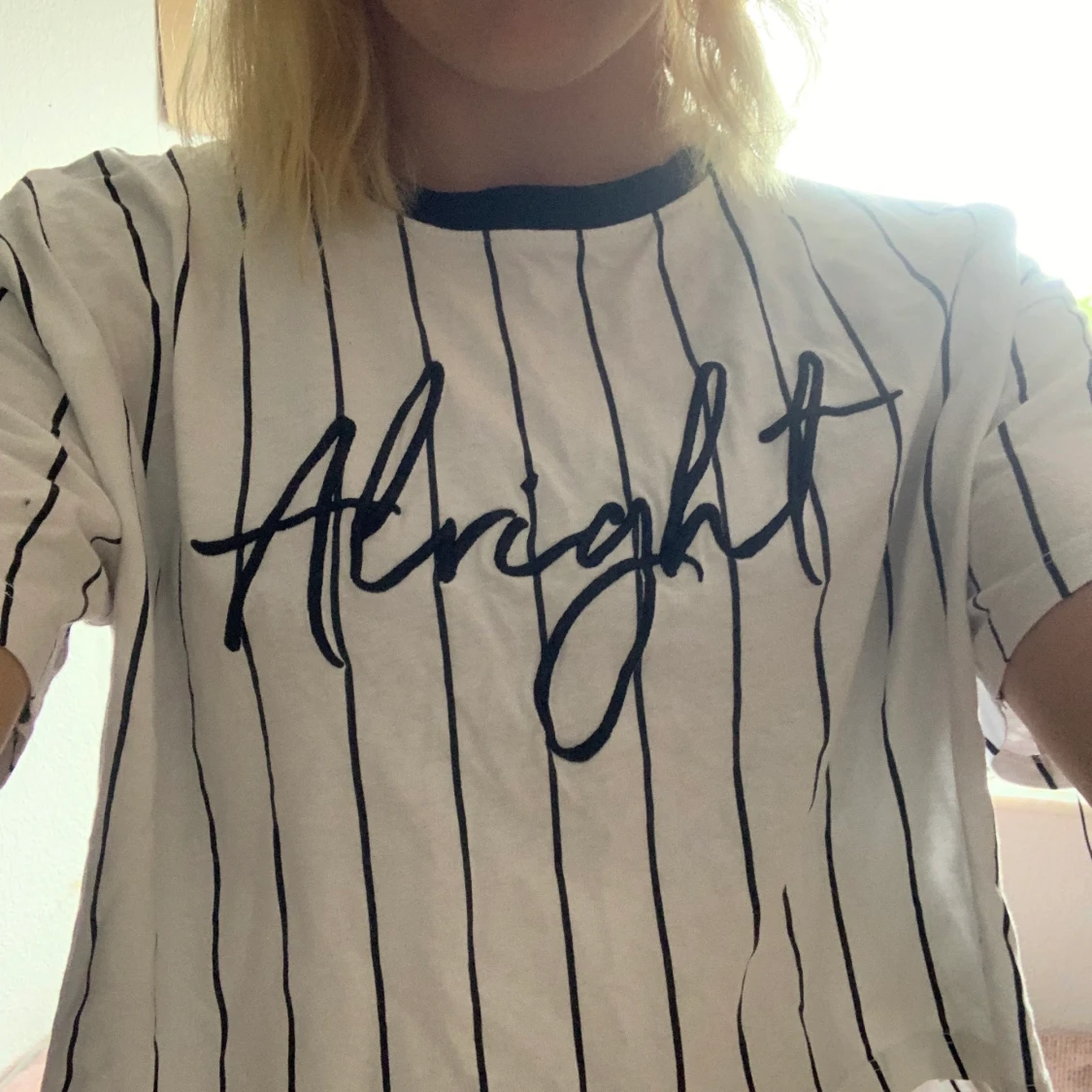 Baggy t shirt ”alright” - 90