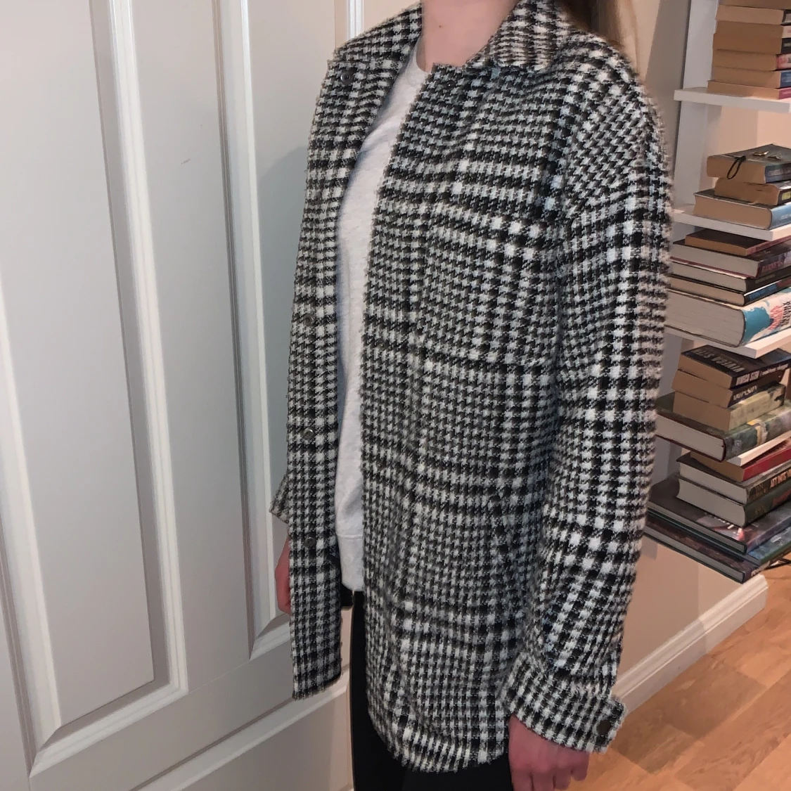 Pepitarutig vår/höstkappa  - 90