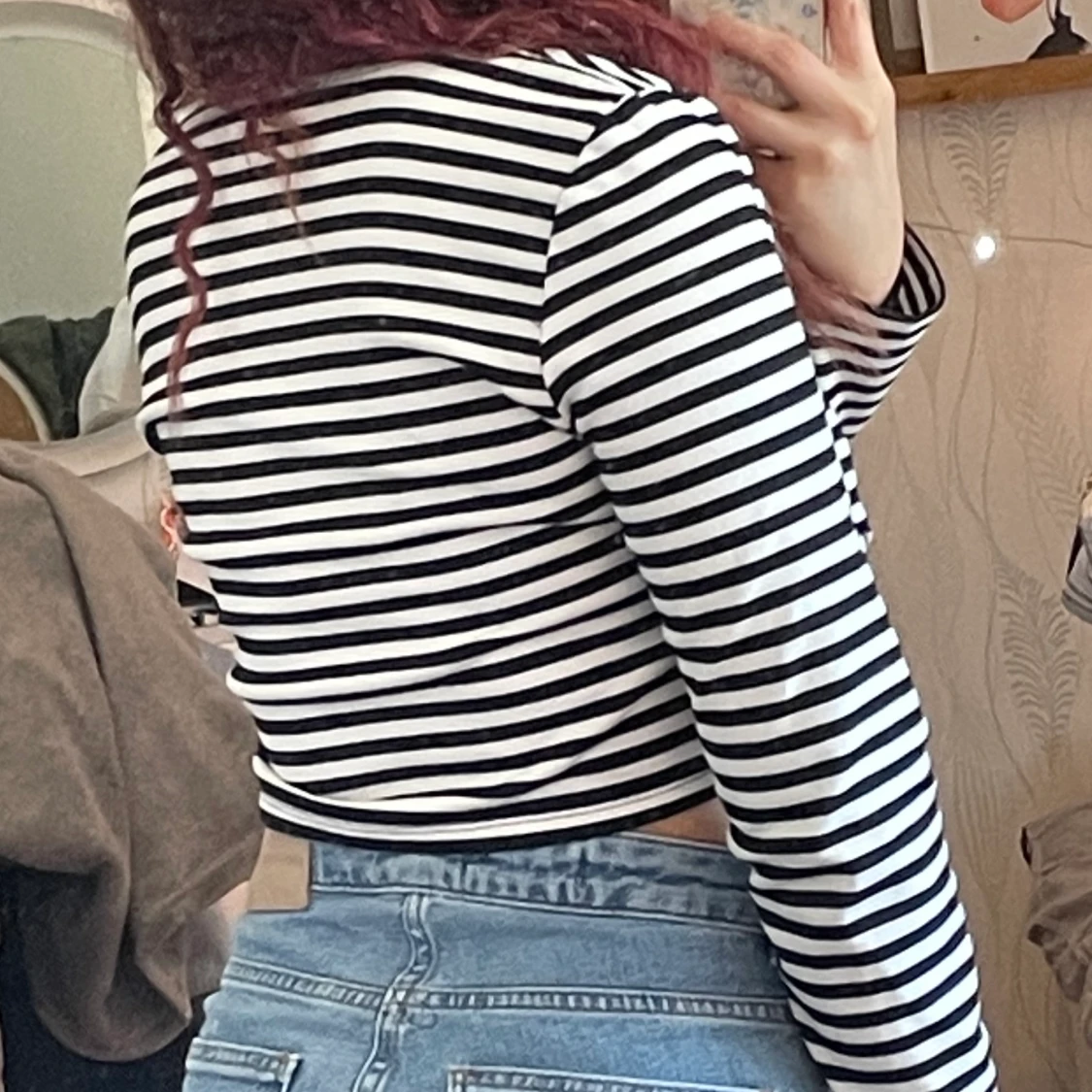 Långärmad croptop - 90