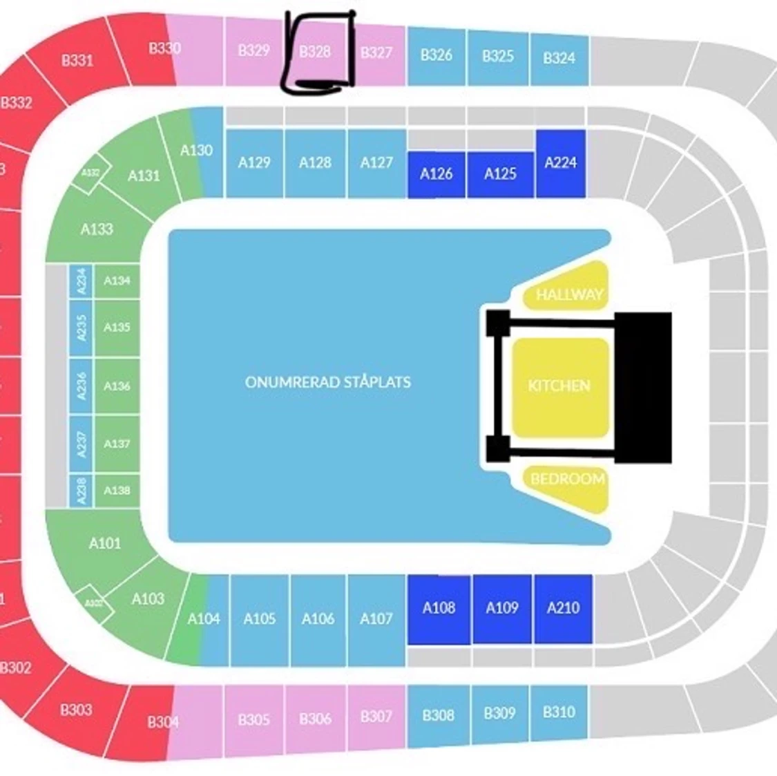 2 billjetter Harry Styles LOVE ON TOUR - 90