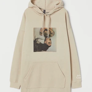 Hoodie  - Ariana Grande hoodie från h&m! Använd några gånger, men inga tecken på användning! 🤎🤎🤎🤎 PRUTA GÄRNA!