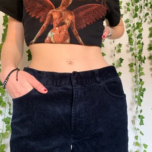 Blå Manchester byxor - I gott skick