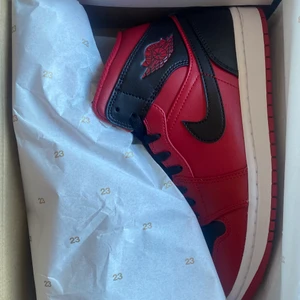 Air Jordan 1 Mid Gym Red/Black-White - UK 7.5, EU 42