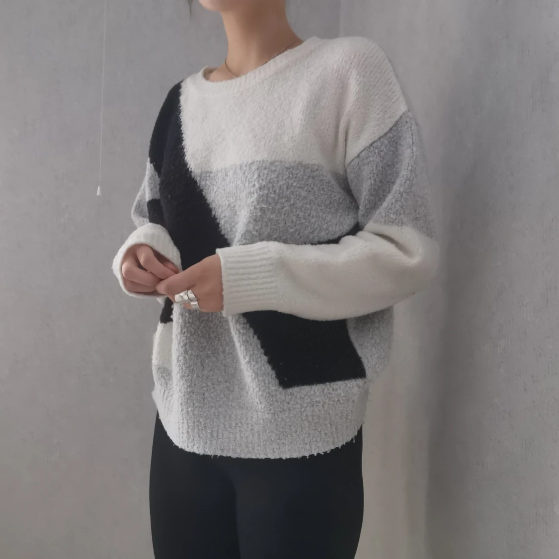 Stickad tröja  - 90