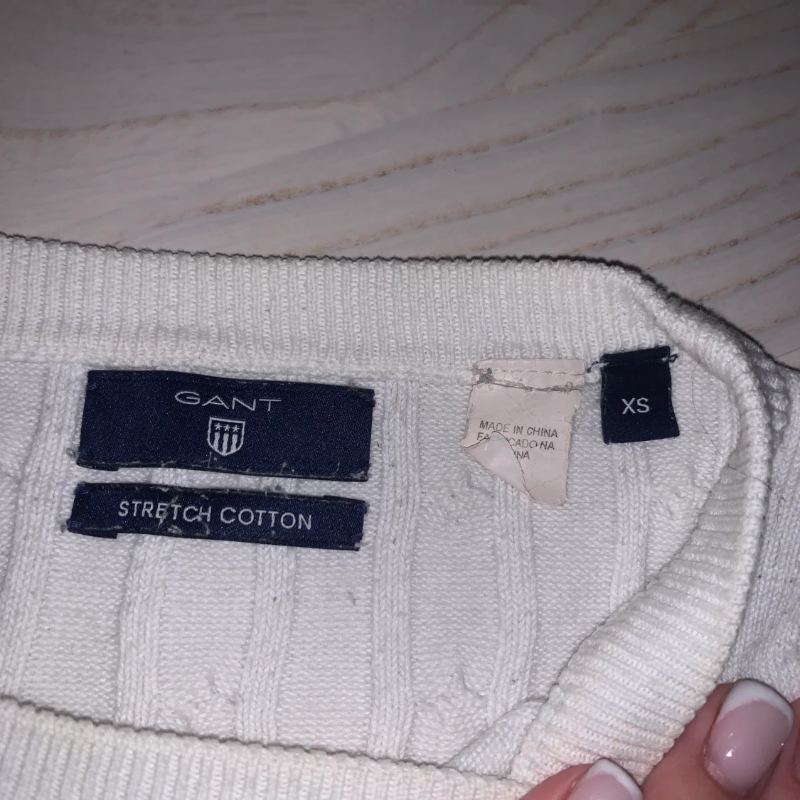 Kabelstickad gant - 90