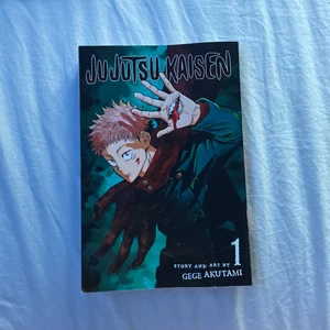 Anime book - Jujutsu kaisen volym 1 (bra skick)