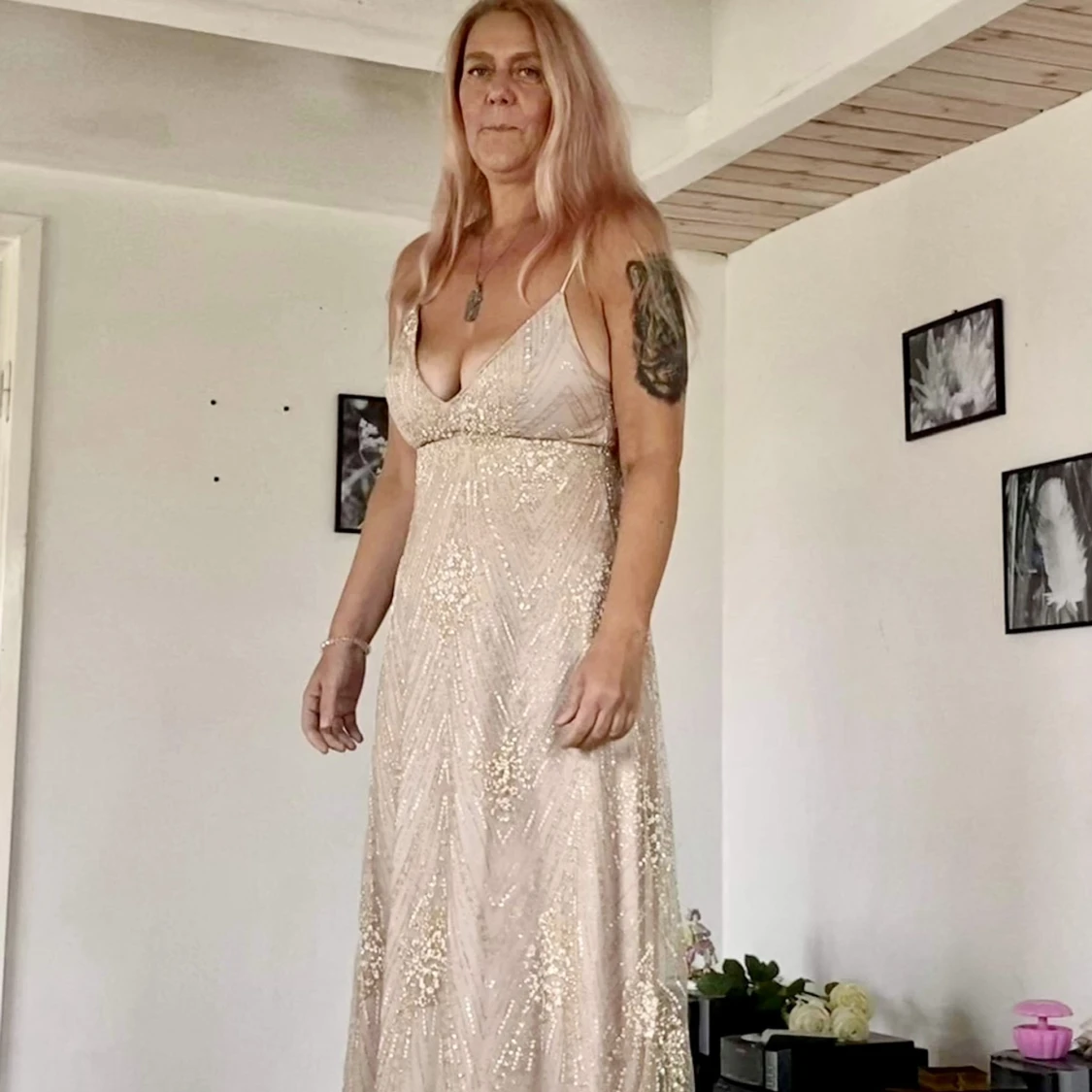 Festklänning st 10 eller S