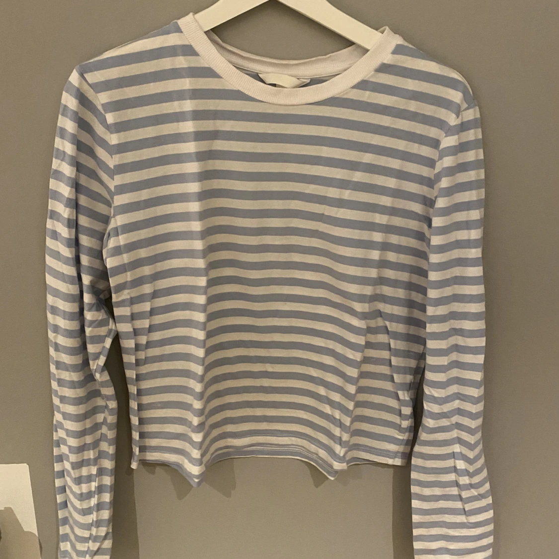 Randig långärmad T-shirt 