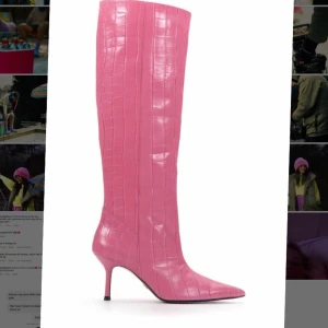 Zara rosa stövlar ormskinn - Helt oanvända med prislapp kvar. Ordinarie pris 1695:-