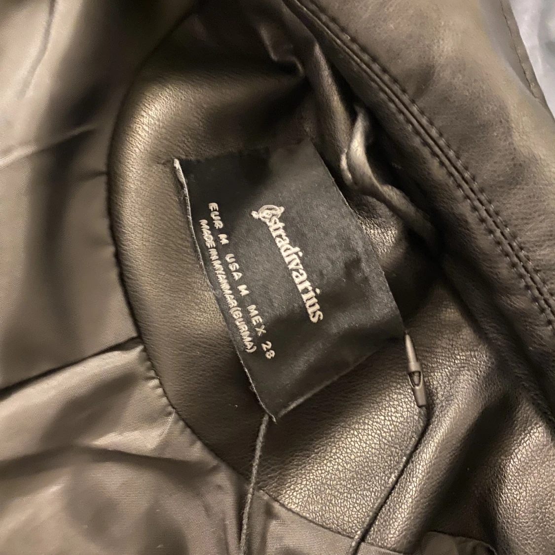 Medellång Skinnjacka  - 91