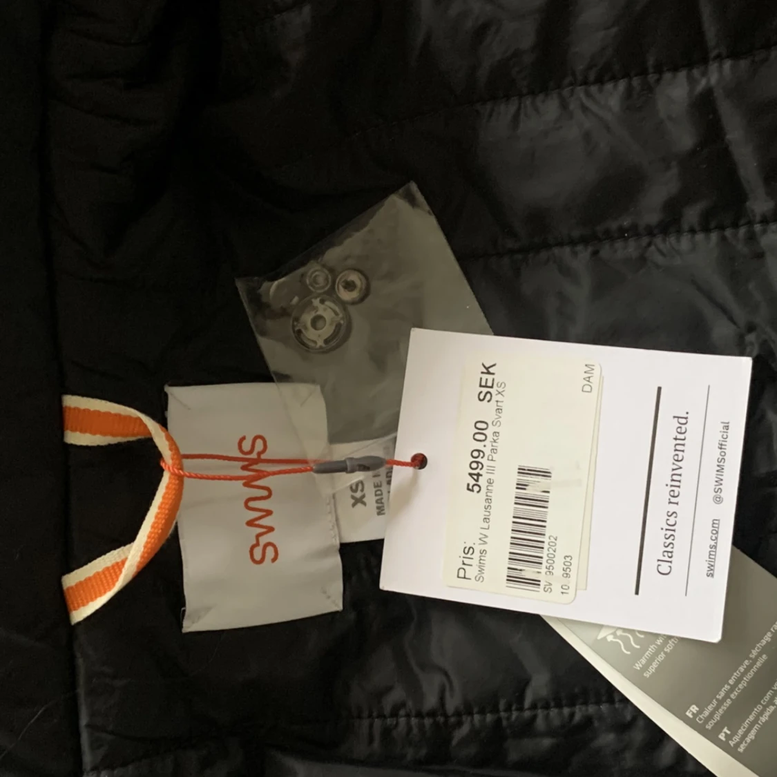 Jacka Swims Lausanne Parka xs - 91