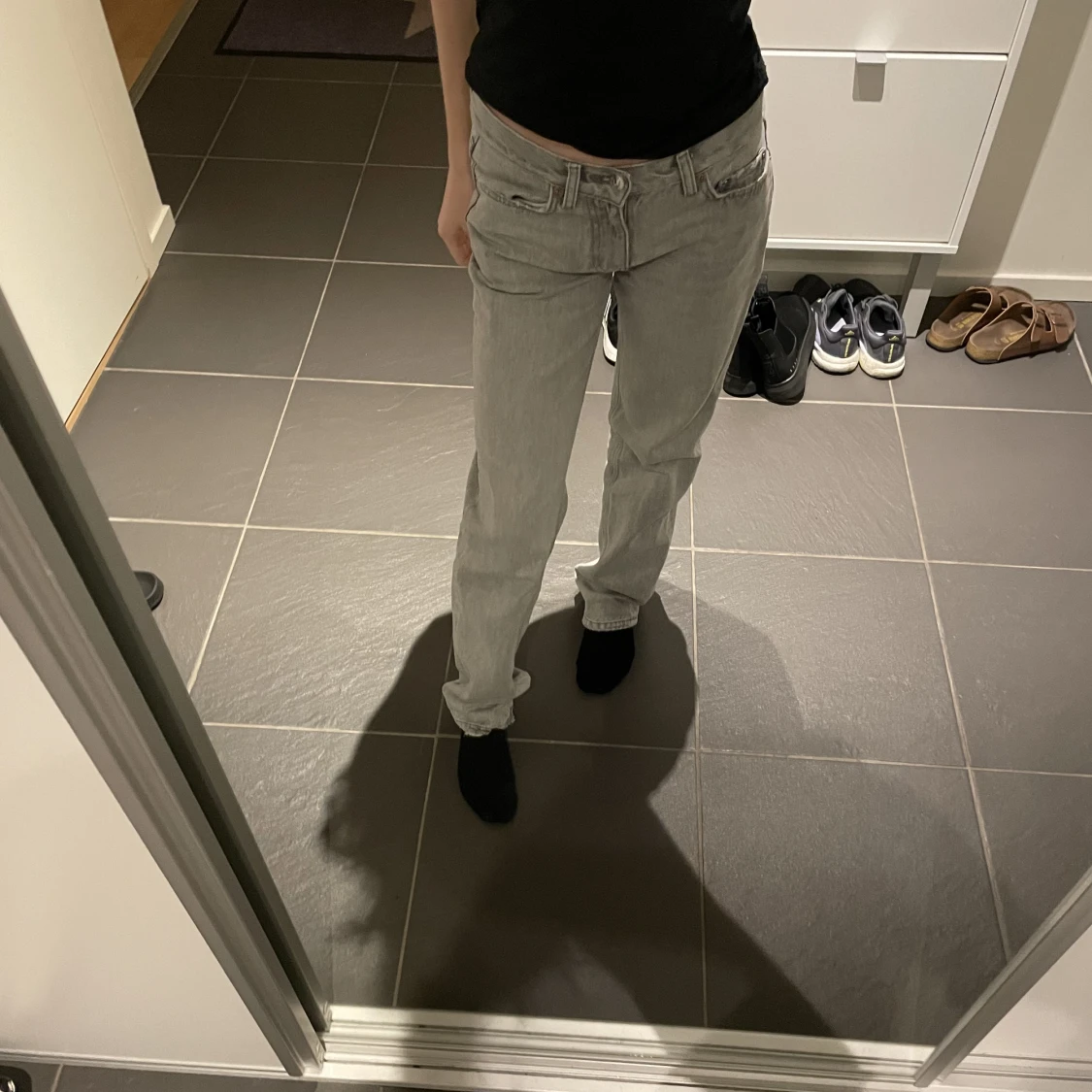 Low straight jeans - 91