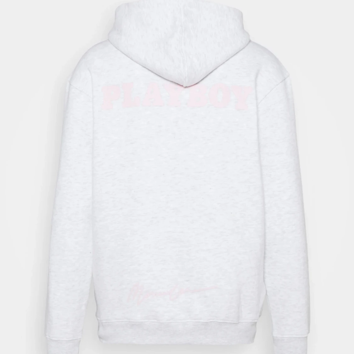 Playboy hoodie rosa/grå - 90
