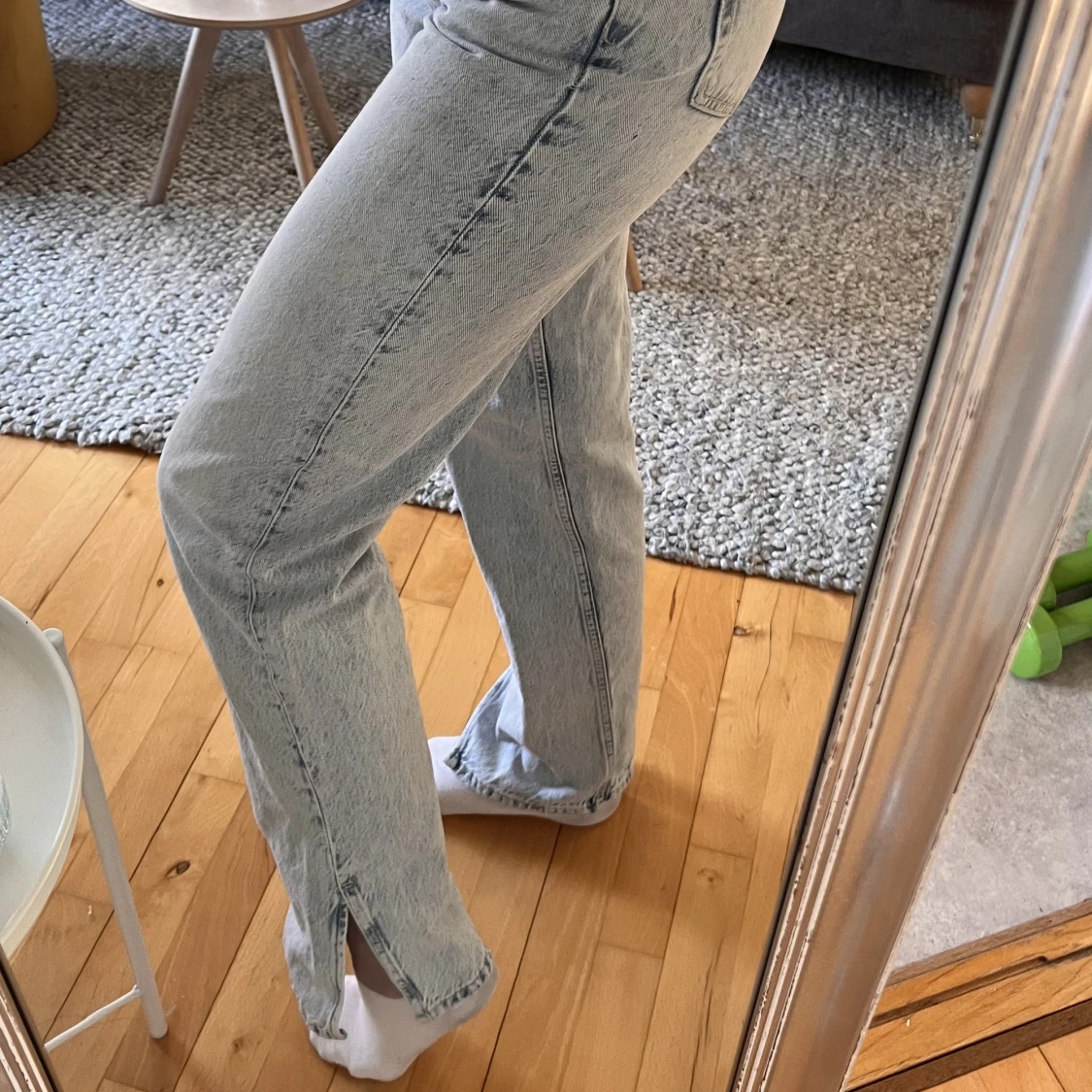 Jeans med slits - 90