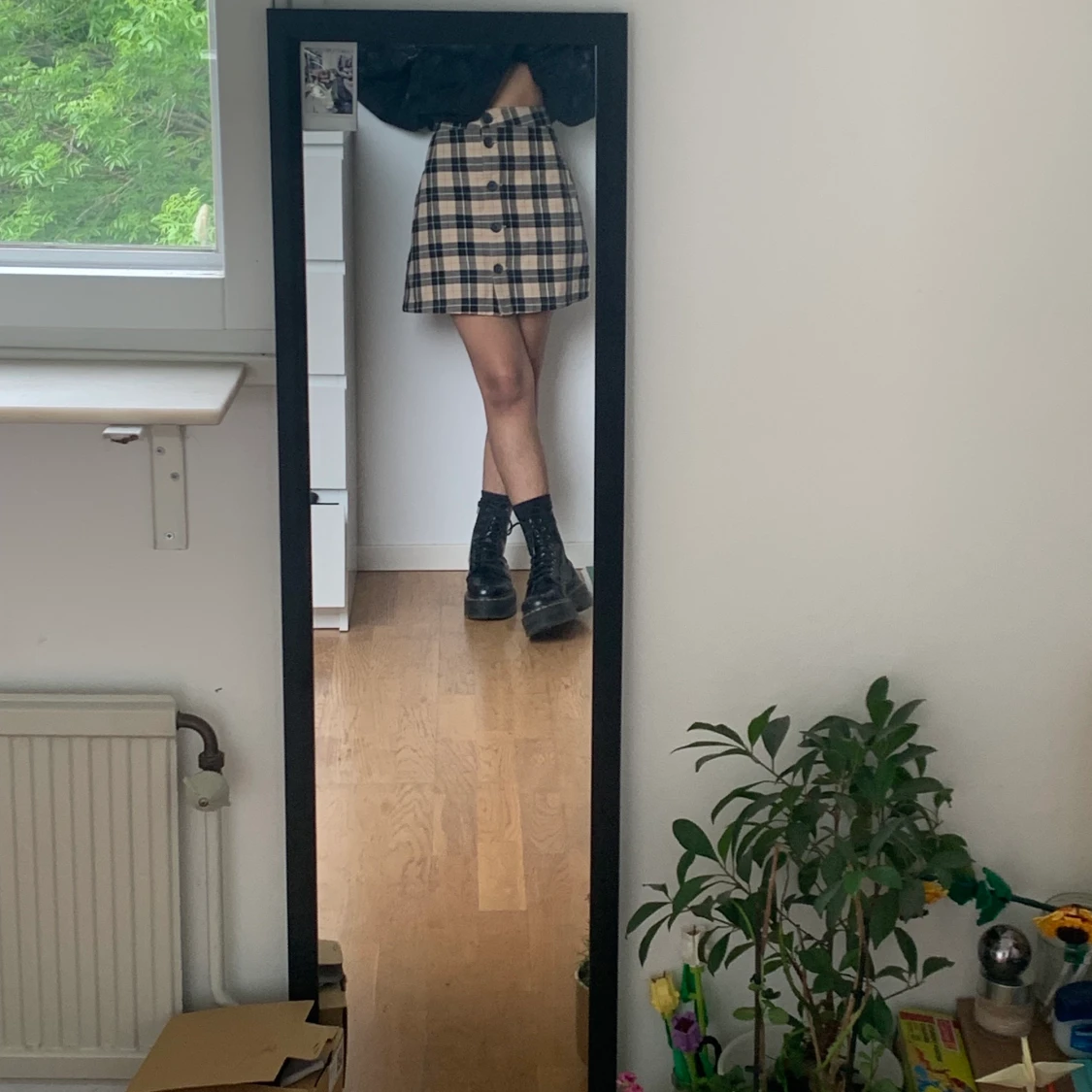 Monki Schoolgirl Skirt