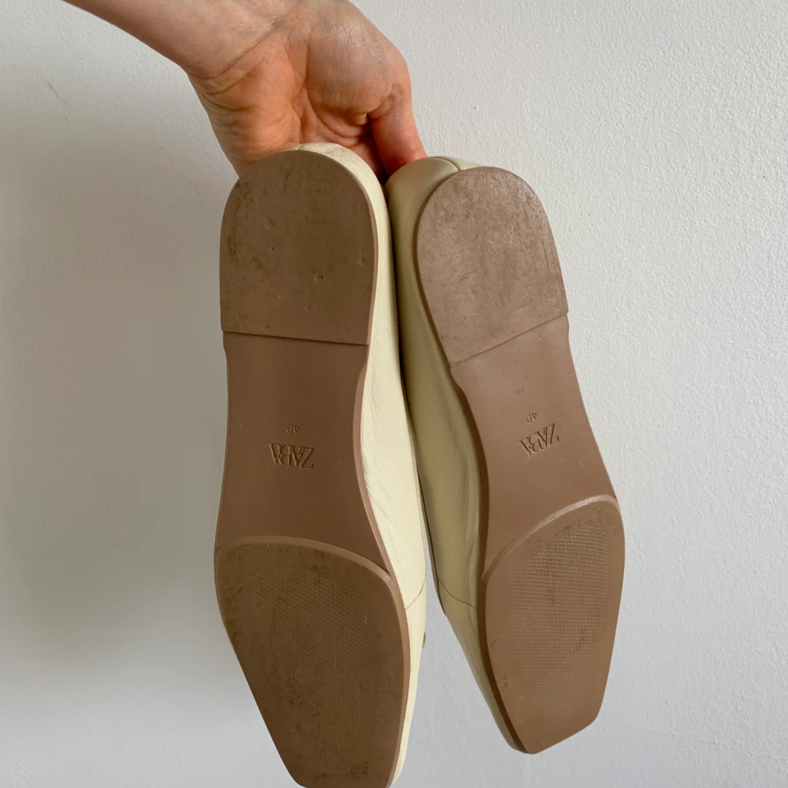 Ballerinaskor i skinn - 90