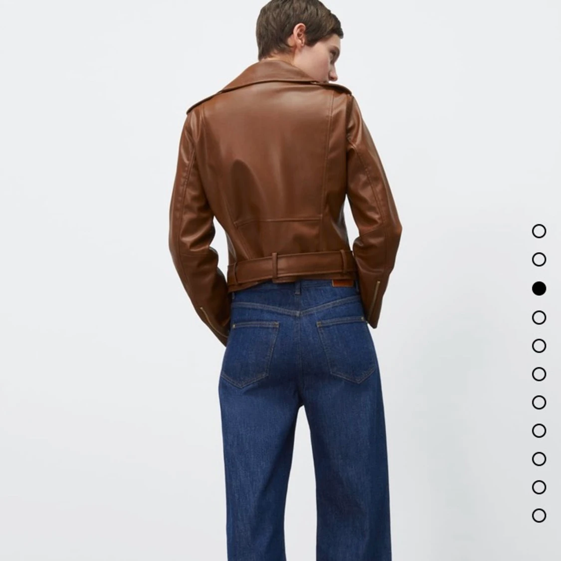 Zara skin jacka brun  - 91