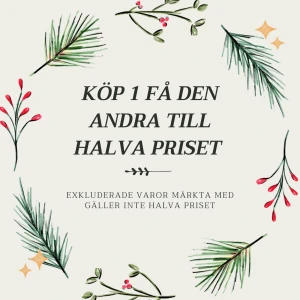 Rea - När du köper två varor så får den billigaste för halva priset! Frakt ingår inte Exkluderade varor finns, på dessa varor går priset att diskutera! 