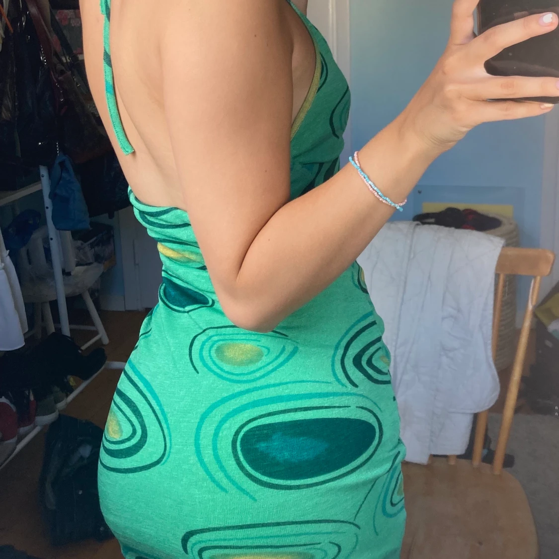 Grön klänning - 90