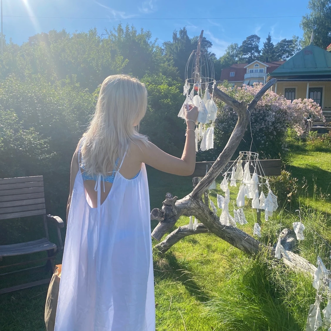 Linne Klänning - 90