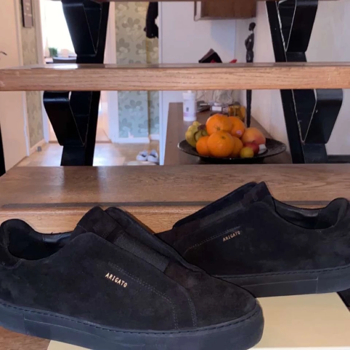 Hel svarta Arigato skor  - 90