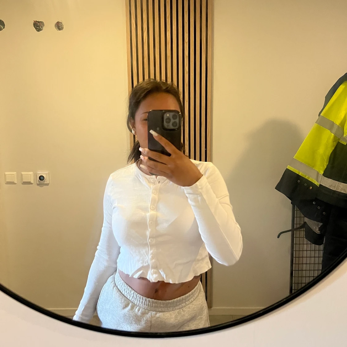 Långärmad topp strl s