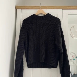 Monki cable-knit sweater in black - black sweater from Monki with cable-knit details.