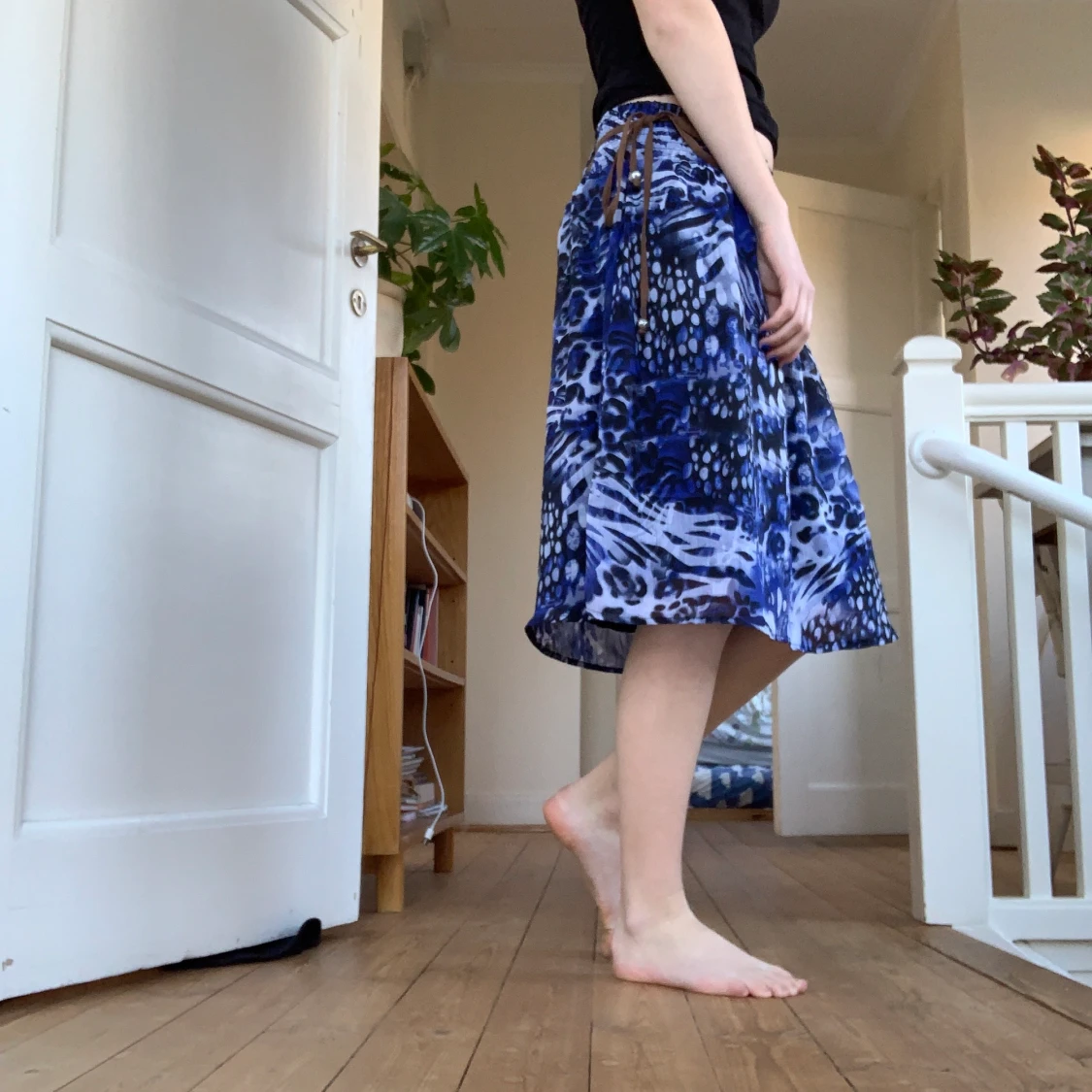 Blå och svart kjol - 91