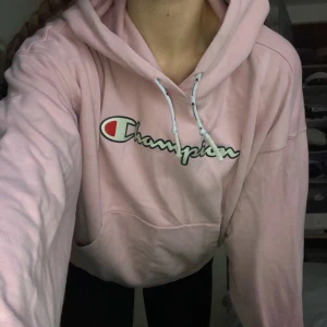 champion hoodie - fint använt skick. lite nopprig, loggan är lite avskavd och snörena är lite missfärgade men inget man tänker på! säljer pga har så många tjocktröjor och den blir aldrig använd! nypris ca 300-400kr