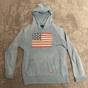 Stickad Ralph Lauren Hoodie - 14-16 ålder