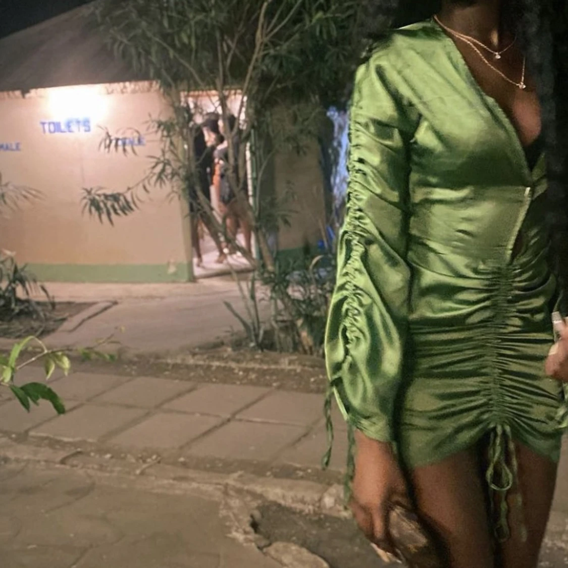 Grön klänning  - 91