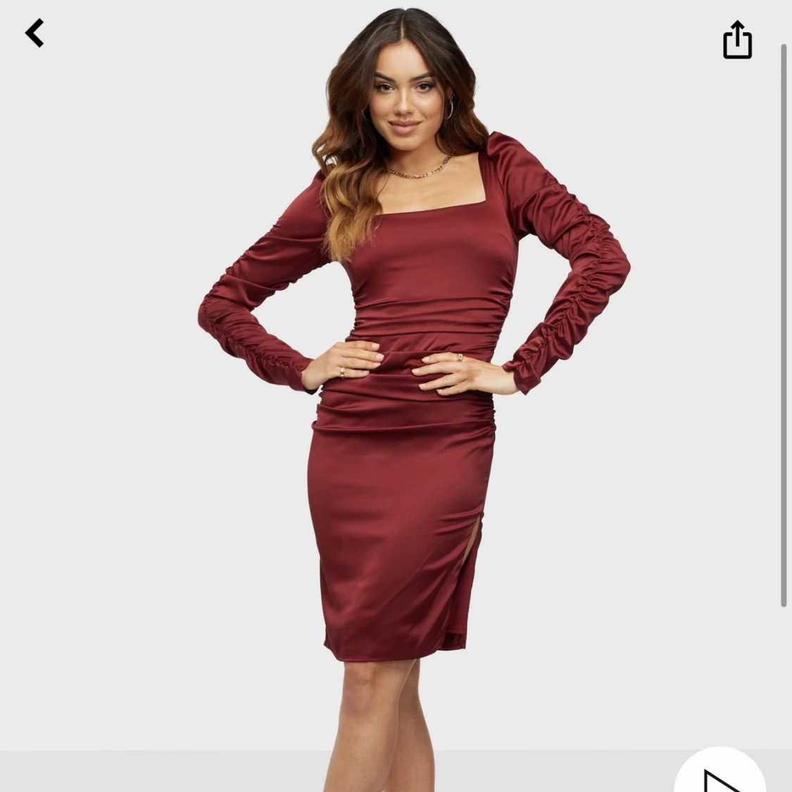 Nelly klänning aldrig använd 