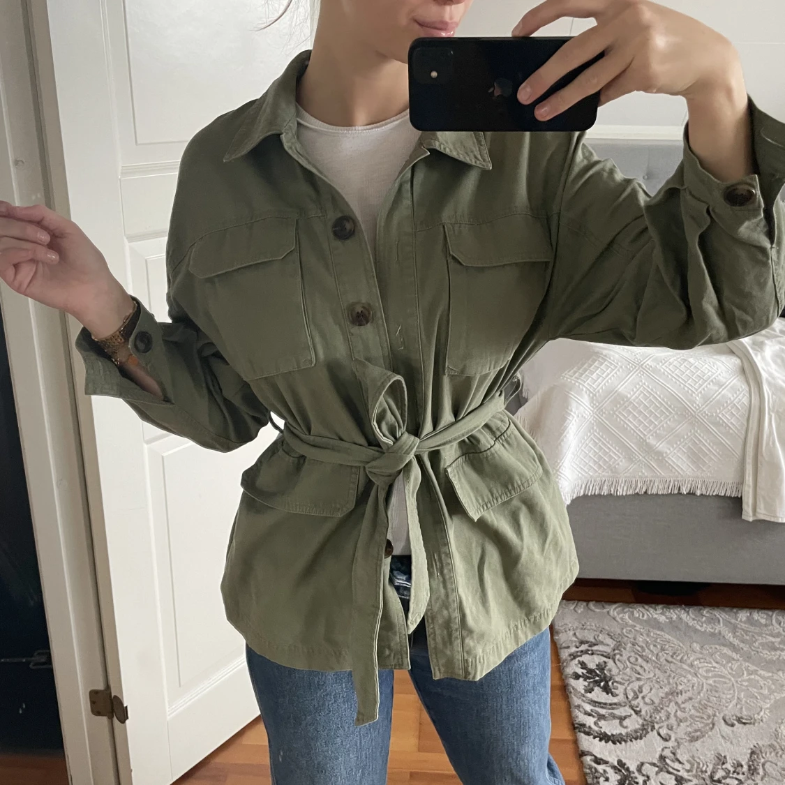 Cargo jacka från stradivarius 