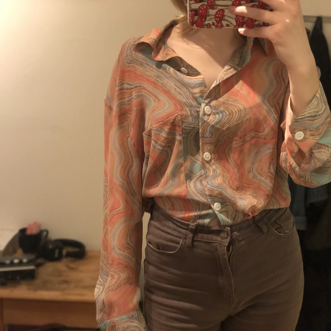 Mångfärgad blus - 91