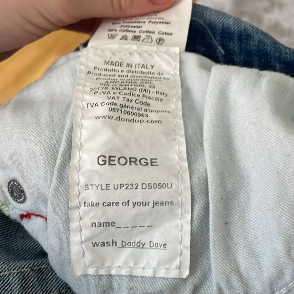 Dondup George Jeans, skinny fit model  - 91