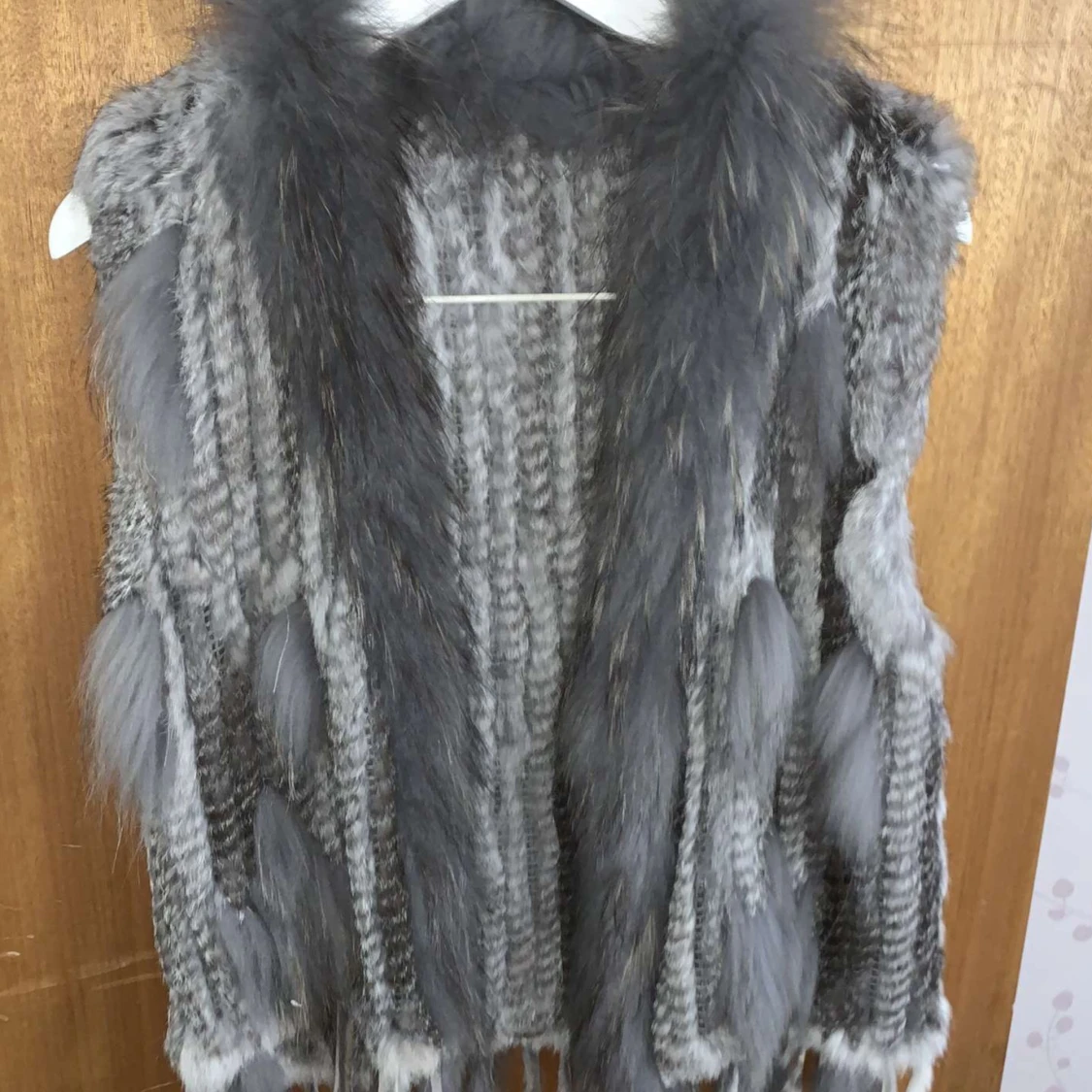 Pälsväst- grå