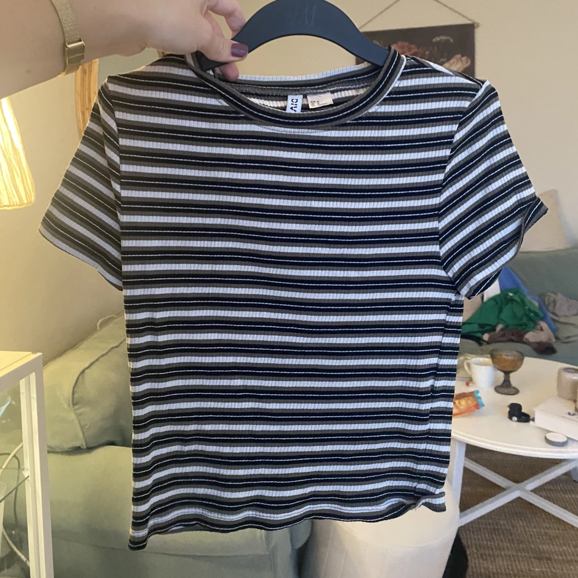 Tight randig t-shirt