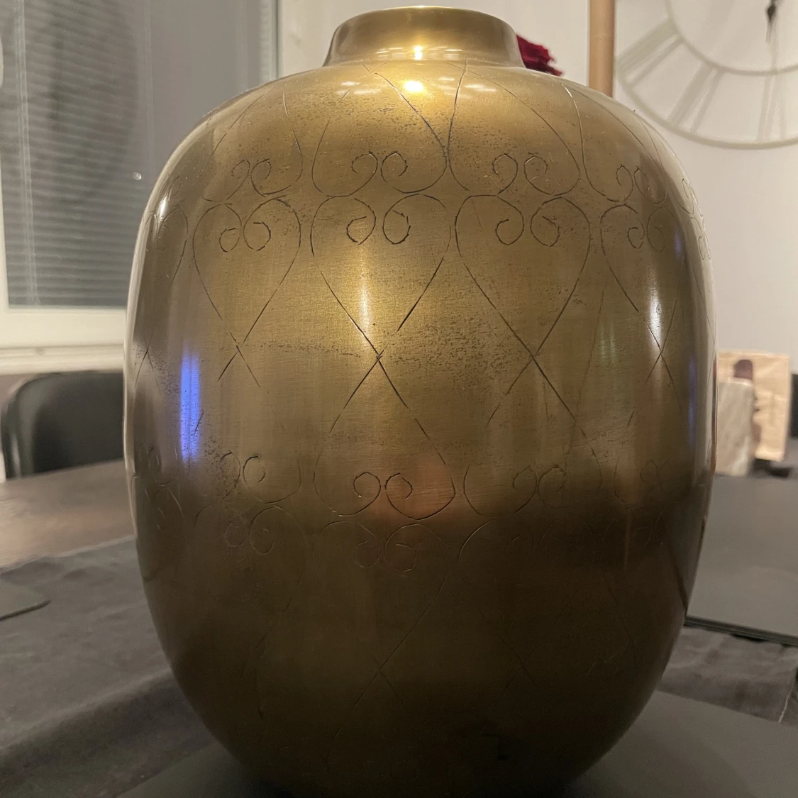 Stor vas | Guld - 90