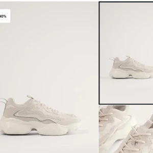 Beiga sneakers - FRI FRAKT!! Säljer dessa nästan helt nya använda 2 gånger. Har ej kommit till användning. Storlek 38/39